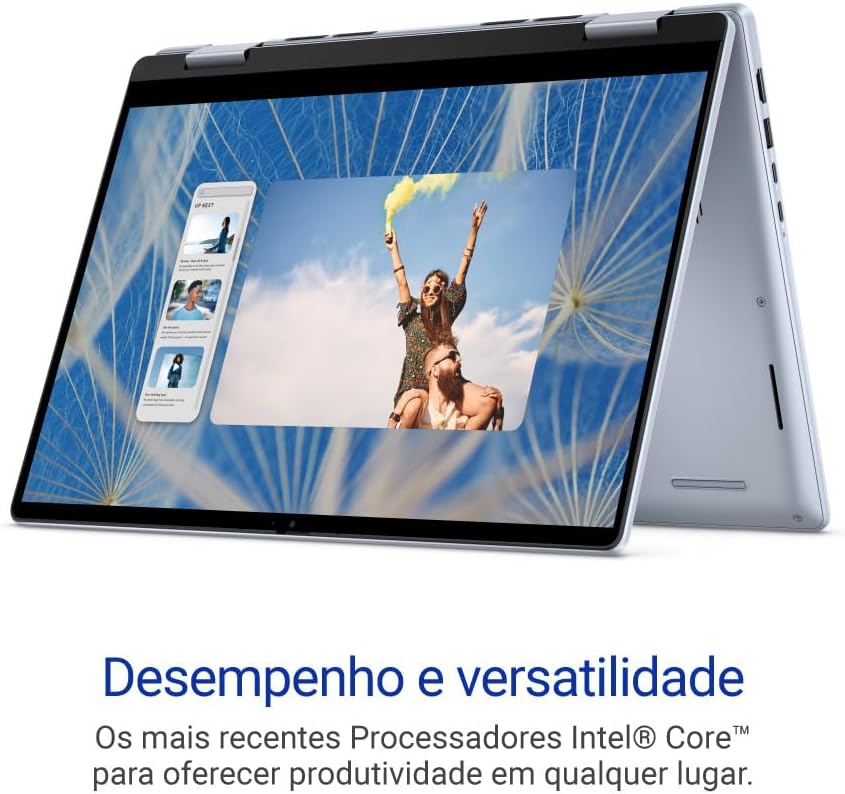 Notebook 2 em 1 Dell Inspiron 14 7440 — 2IN1-I1300-A30, 14" FHD+ (1920x1200) Touch, Intel Core i5-1334U, 16GB RAM, 512GB SSD, Windows 11 Home, Azul Gelo