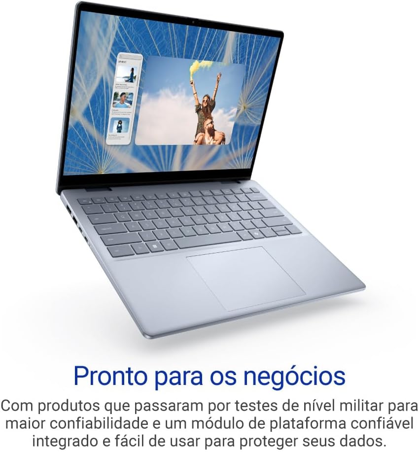 Notebook 2 em 1 Dell Inspiron 14 7440 — 2IN1-I1300-A30, 14" FHD+ (1920x1200) Touch, Intel Core i5-1334U, 16GB RAM, 512GB SSD, Windows 11 Home, Azul Gelo