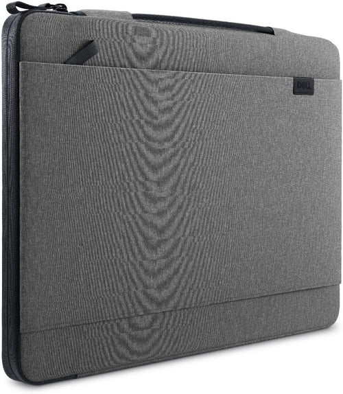 Capa Dell Pro 15-16 EcoLoop Urban CV4625, Para notebooks de até 16", 100% Plástico reciclado, Alça retrátil, Proteção lateral acolchoada, Bolso frontal, Leve, Cinza
